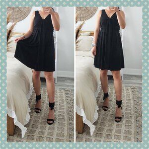 Jane Alexander Rutched Little Black Dress